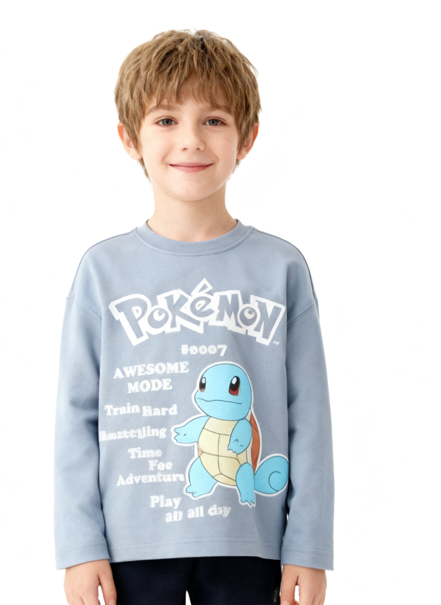 Детский лонгслив zara с принтом 'pokemon'