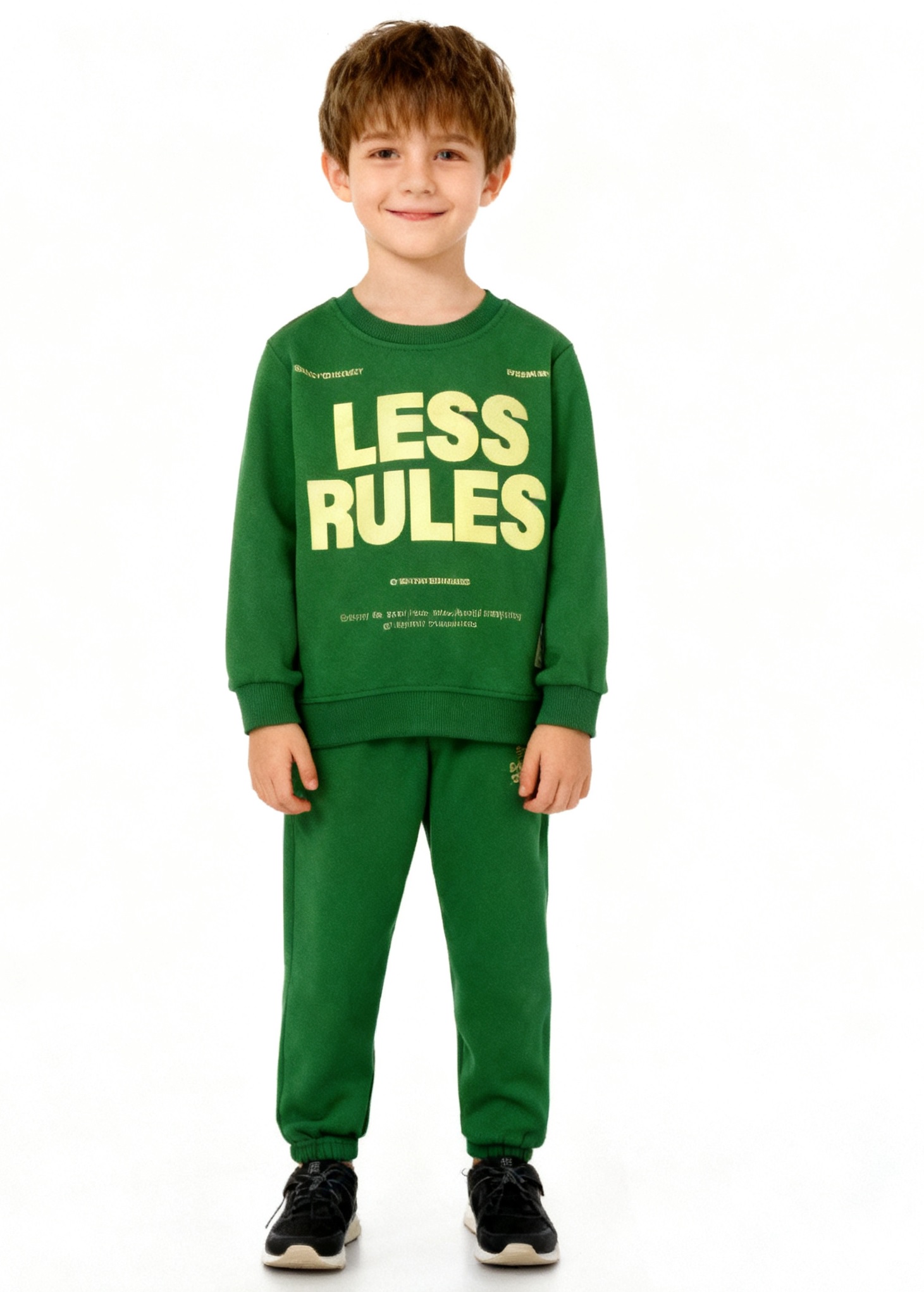Костюм детский Less Rules на флисе ZARA (травянисто-зеленый (насыщенный зеленый)